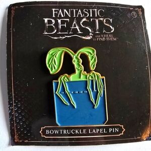 Fantastic Beasts enamel pin Bowtruckle Harry Potter jewelry lootcrate loot crate